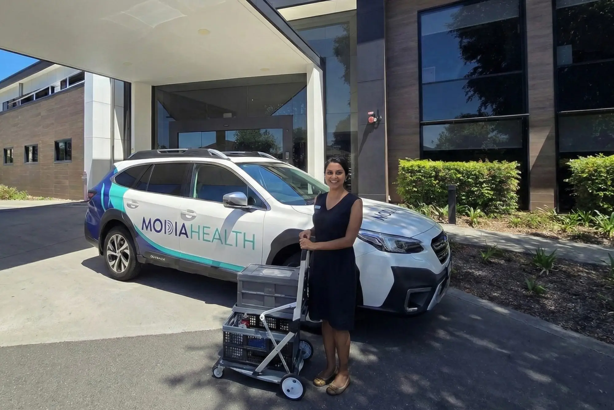 Modia Health mobile imaging services providing on-site diagnostics for aged care facilities